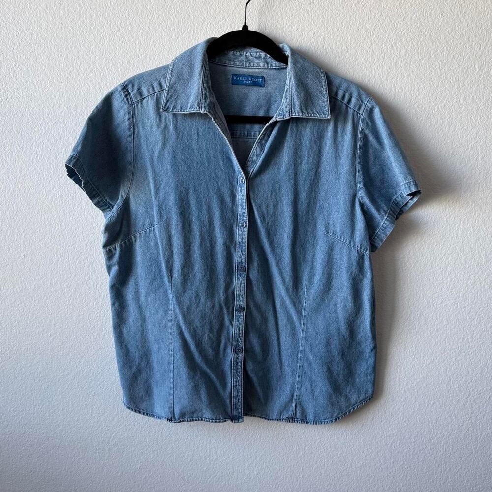 Vintage denim button up